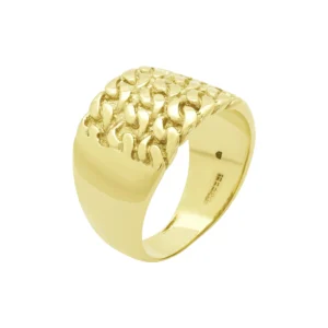 9ct Yellow Gold Keeper Ring