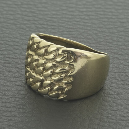 9ct Yellow Gold Keeper Ring - Image 3