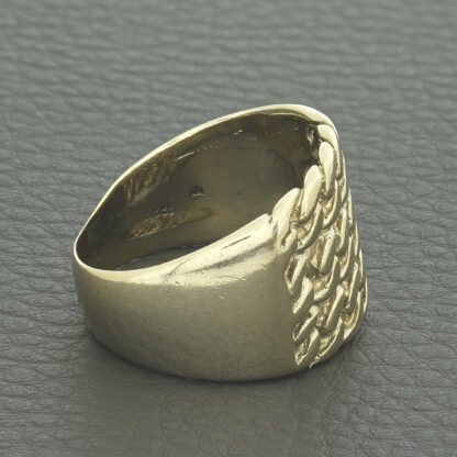 9ct Yellow Gold Keeper Ring - Image 4