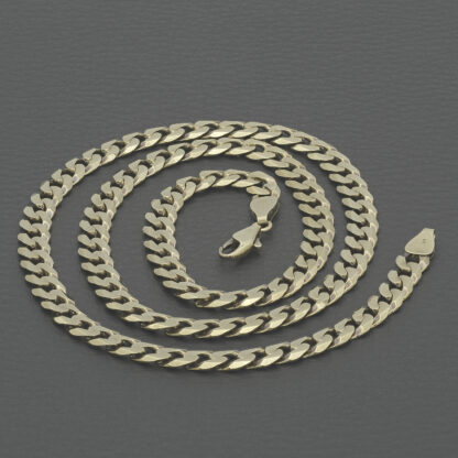 9ct Yellow Gold Curb Chain 21″ 6mm - Image 4