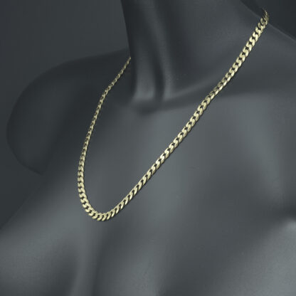 9ct Yellow Gold Curb Chain 21″ 6mm - Image 3
