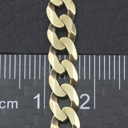 9ct Yellow Gold Curb Chain 21″ 6mm - Image 2