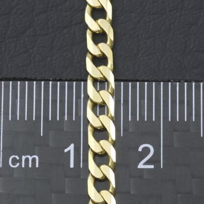 18ct Yellow Gold Curb Chain 24" 3.5mm - Image 4