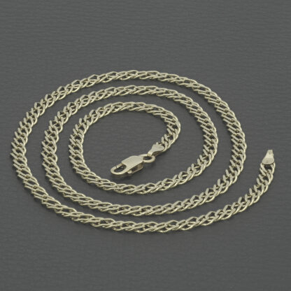 9ct Yellow Gold Curb Chain 18'' 4mm - Image 2