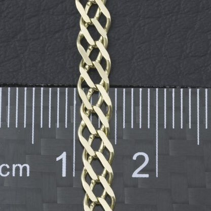 9ct Yellow Gold Curb Chain 18'' 4mm - Image 4