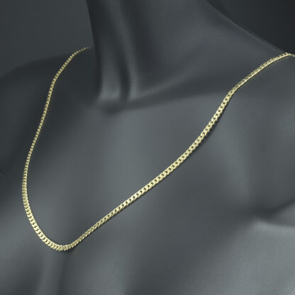 9ct Yellow Gold Curb Chain 30″ 4.5mm - Image 3