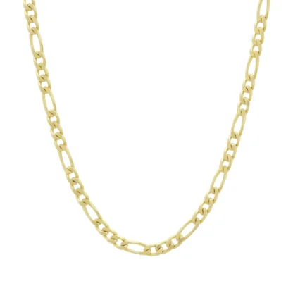 9ct Yellow Gold Figaro Chain 27.5" 4mm