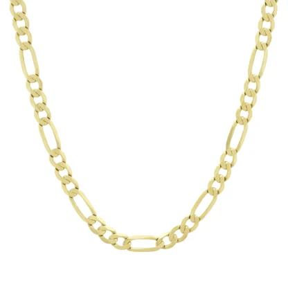 9ct Yellow Gold Figaro Chain 18" 5.5mm