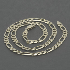 9ct Yellow Gold Figaro Chain 18&#8243; 5.5mm