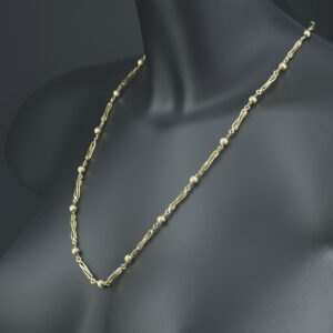 9ct Yellow Gold Fancy Link Chain 24&#8243; 5mm