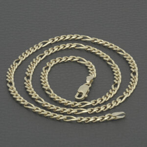 9ct Yellow Gold Figaro Chain 18&#8243; 3.5mm