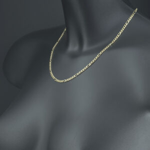 9ct Yellow Gold Figaro Chain 18&#8243; 3.5mm