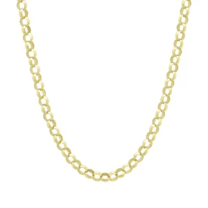 9ct Yellow Gold Belcher Chain 19&#8243; 5mm
