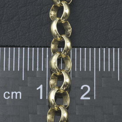 9ct Yellow Gold Belcher Chain 19" 5mm - Image 4