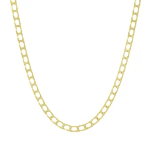 9ct Yellow Gold Curb Chain 20.5&#8243; 4mm