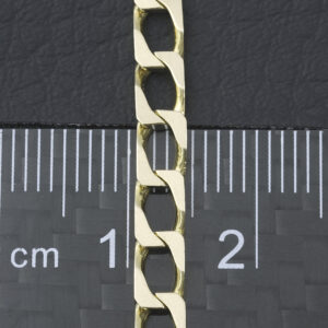 9ct Yellow Gold Curb Chain 20.5″ 4mm