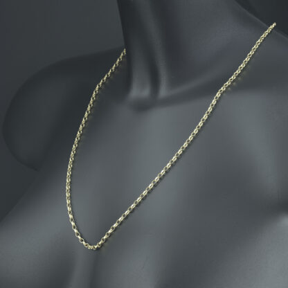 9ct Yellow Gold Belcher Chain 24" 3mm - Image 3