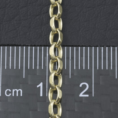 9ct Yellow Gold Belcher Chain 24" 3mm - Image 4