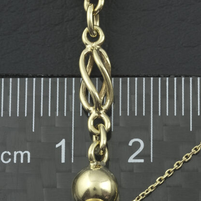 9ct Yellow Gold Fancy Link Bracelet 7" 6mm - Image 4
