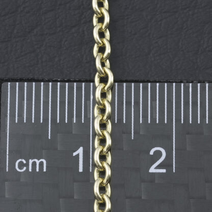 9ct Yellow Gold Belcher Chain 27" 2.5mm - Image 4