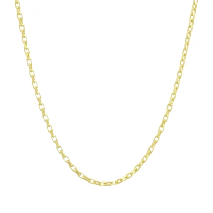 9ct Yellow Gold Belcher Chain 18" 2mm