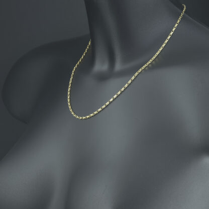 9ct Yellow Gold Belcher Chain 18" 2mm - Image 3