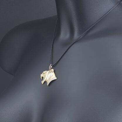 9ct Yellow Gold Diamond Panther Pendant - Image 2