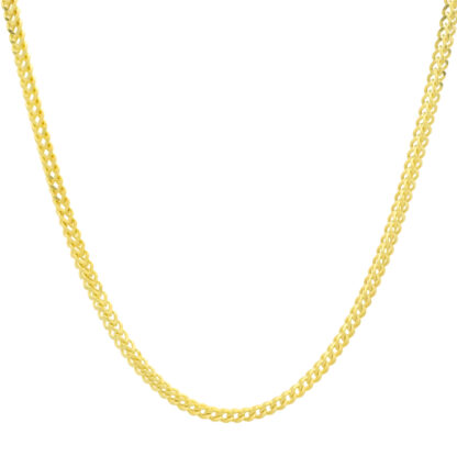 22ct Yellow Gold Franco Chain 22" 2.5mm