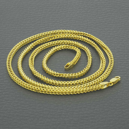 22ct Yellow Gold Franco Chain 24" 2.5mm - Image 2
