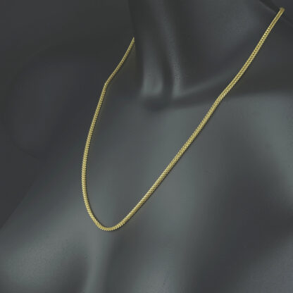 22ct Yellow Gold Franco Chain 24" 2.5mm - Image 3