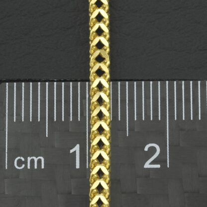 22ct Yellow Gold Franco Chain 24" 2.5mm - Image 4