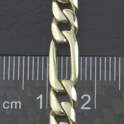 14ct Yellow Gold Figaro Chain 24.5" 6mm - Image 2