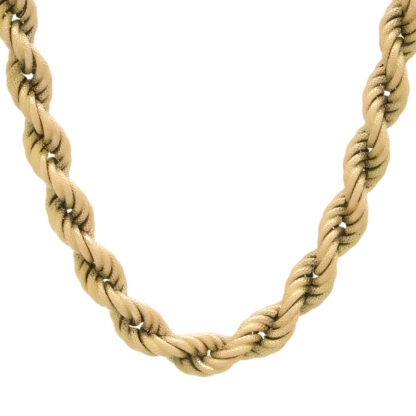 9ct Yellow Gold Rope Chain 28" 8mm