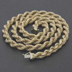 9ct Yellow Gold Rope Chain 28&#8243; 8mm