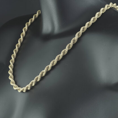 9ct Yellow Gold Rope Chain 28" 8mm - Image 3