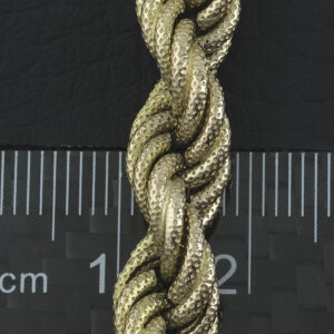 9ct Yellow Gold Rope Chain 28&#8243; 8mm