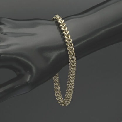 9ct Yellow Gold Franco Bracelet 9.5" 5mm - Image 3