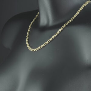 9ct Yellow Gold Byzantine Chain 19&#8243; 5.5mm