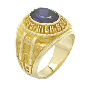 10ct Yellow Gold College Ring
