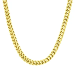 18ct Yellow Gold Franco Chain 23.5&#8243; 6mm