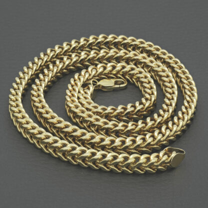18ct Yellow Gold Franco Chain 23.5" 6mm - Image 2
