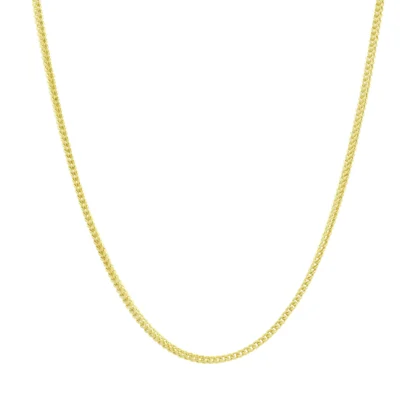 18ct Yellow Gold Franco Chain 17.5" 2mm