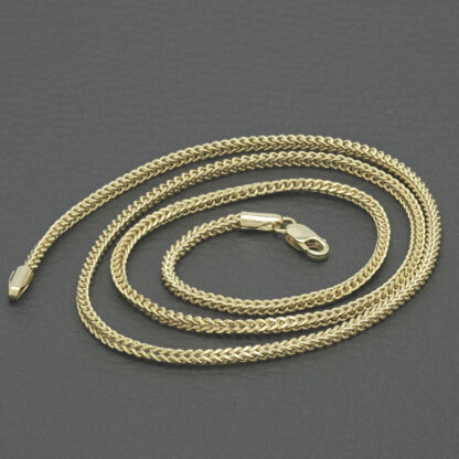 18ct Yellow Gold Franco Chain 17.5" 2mm - Image 2