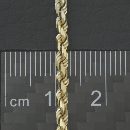 18ct Tri-Colour Gold Rope Chain 21.5" 2.5mm - Image 3