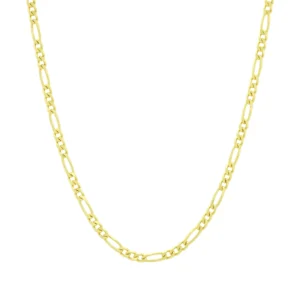 18ct Yellow Gold Figaro Chain 22&#8243; 3mm