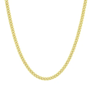 18ct Yellow Gold Curb Chain 17.5&#8243; 3.5mm