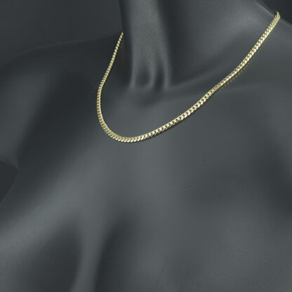 18ct Yellow Gold Curb Chain 17.5" 3.5mm - Image 4