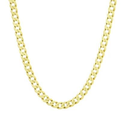 14ct Yellow Gold Curb Chain 22.5'' 6mm