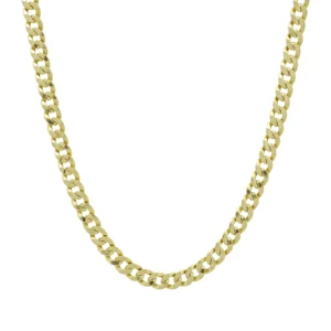 9ct Yellow Gold Curb Chain 20.5&#8243; 4.5mm