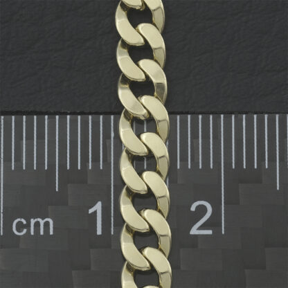 9ct Yellow Gold Curb Chain 20.5" 4.5mm - Image 3